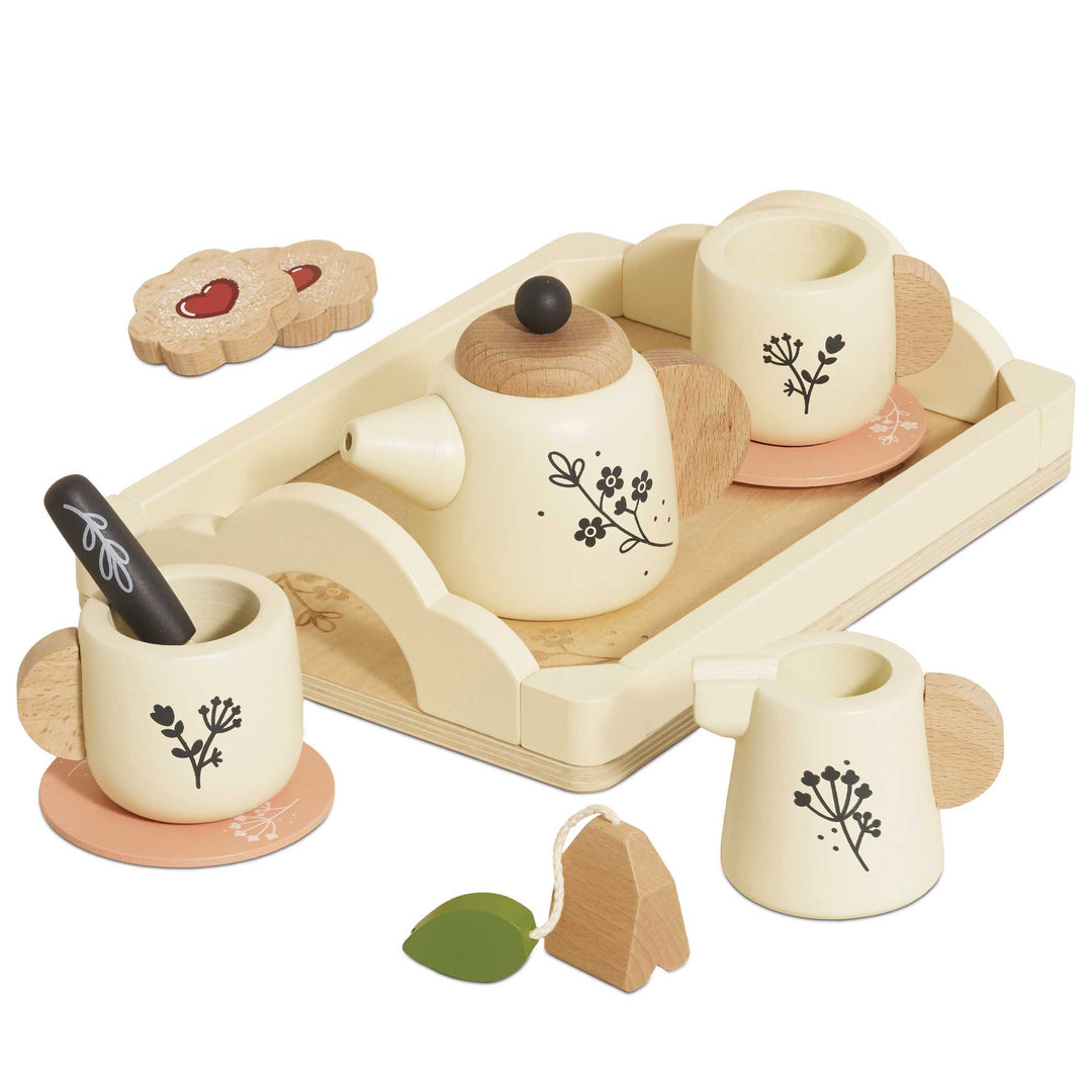 Le Toy Van Wooden Tea Set and Tray