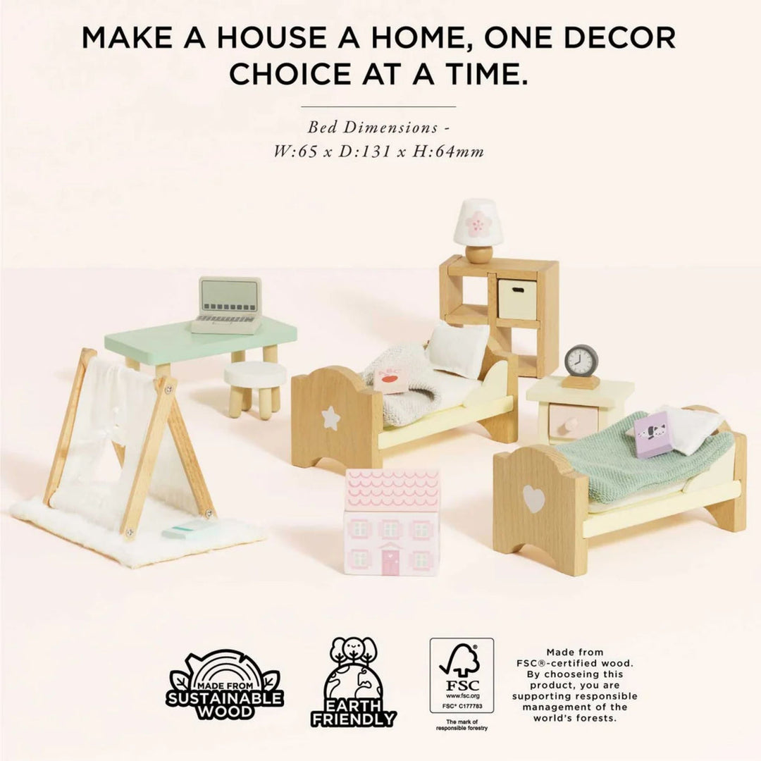 Le Toy Van Dolls House Children’s Bedroom