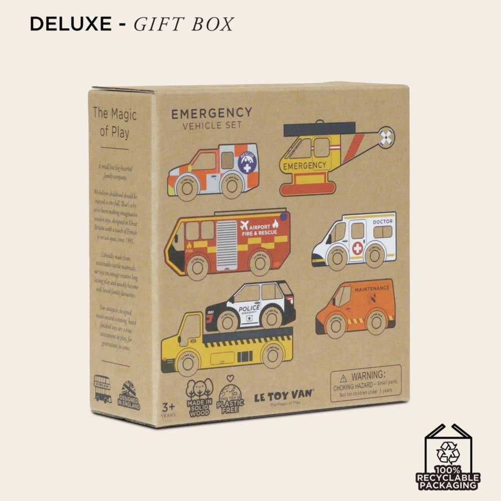 Le Toy Van Emergency Vehicle Set
