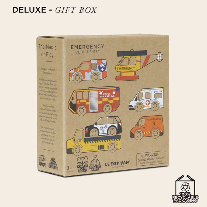 Le Toy Van Emergency Vehicle Set