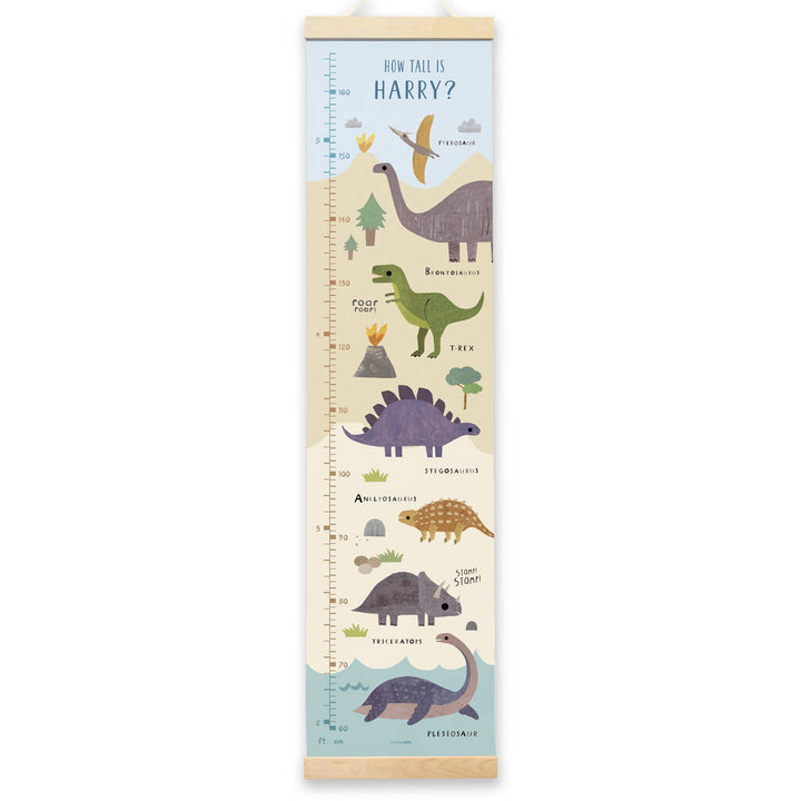 Dinosaur Landscape Height Chart