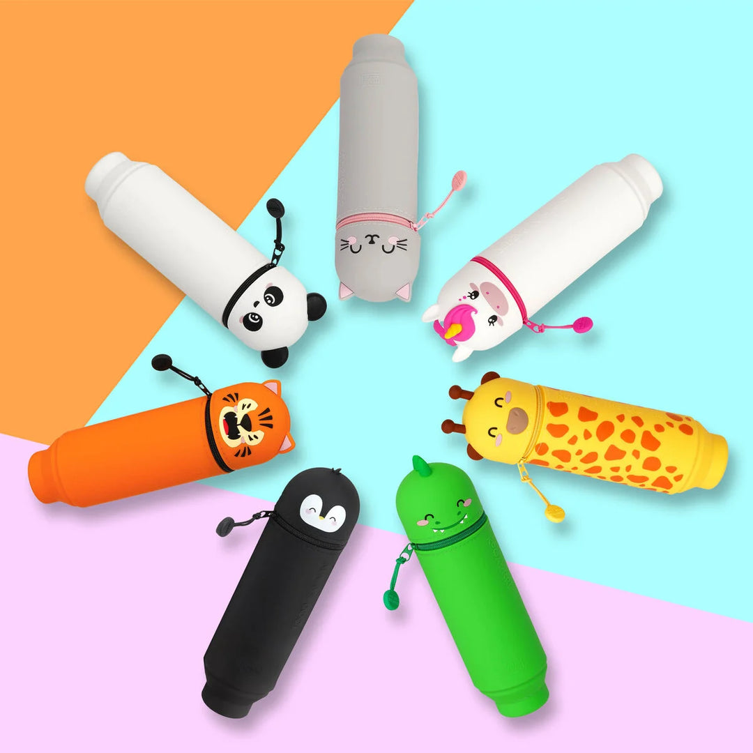 Legami 2-In-1 Silicone Pencil Case - Kawaii - Kitty