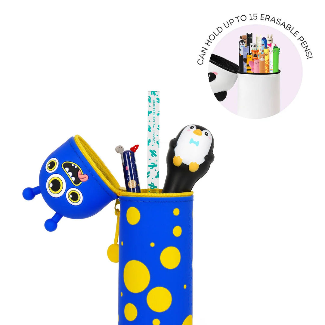 Legami 2-In-1 Silicone Pencil Case - Kawaii - Monster