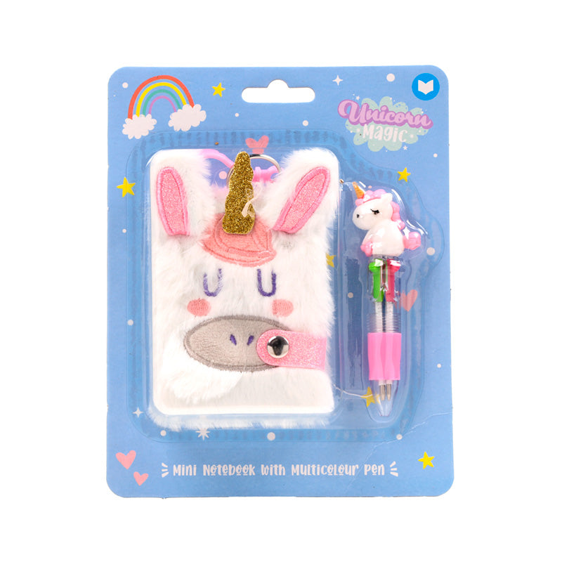 Unicorn Magic A7 Mini Notepad and Multi Colour Pen