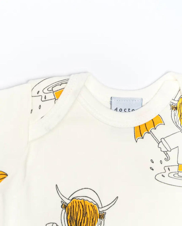 Doctor Mother Other Highland Cow Baby Sleepsuit