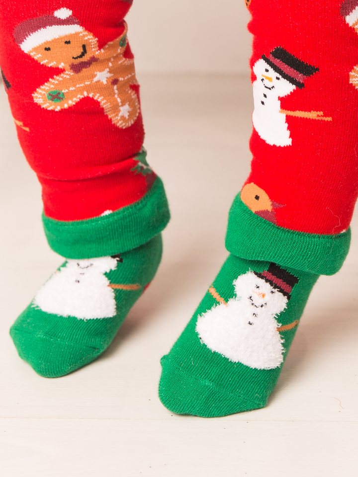 Blade and Rose Snowman Socks, festive kids socks
