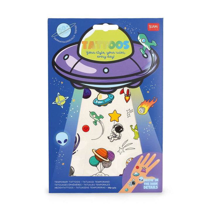 Space Temporary Tattoo