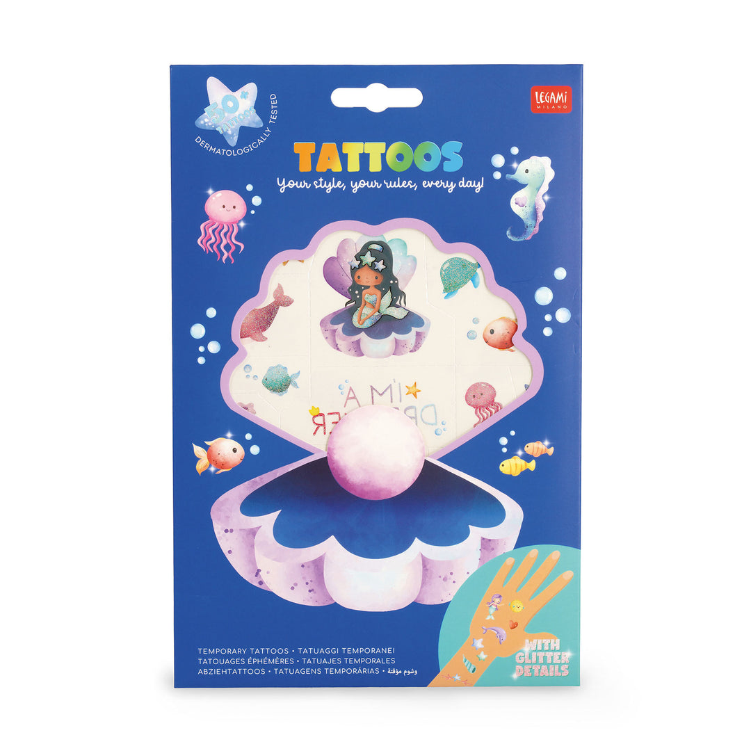 Legami Mermaid Temporary Tattoo