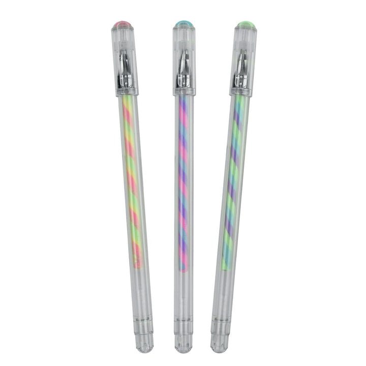 Twist Pen - Set Of 3 Multicoloured Gel Pens