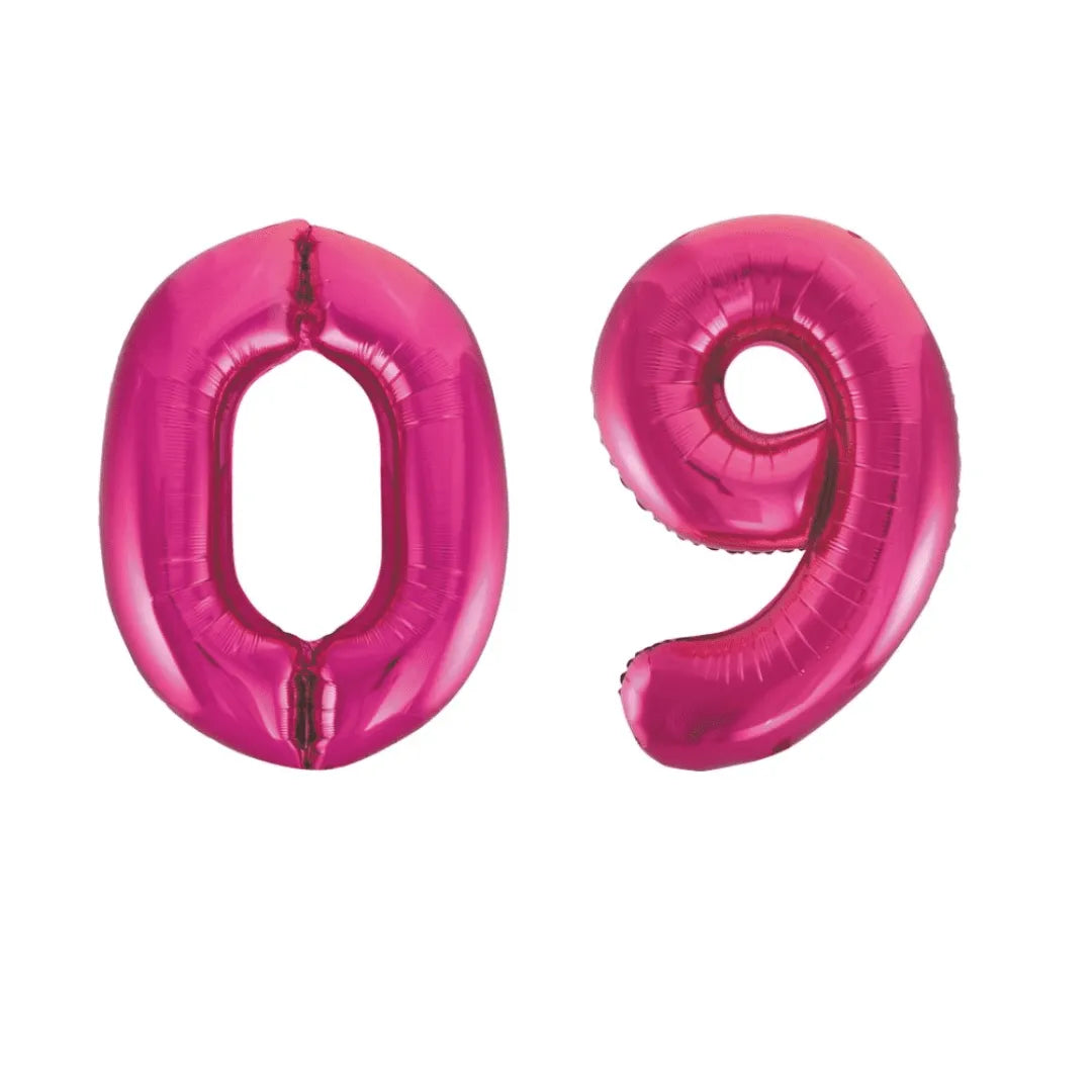 34 inch Helium Foil Number Balloons - collection only