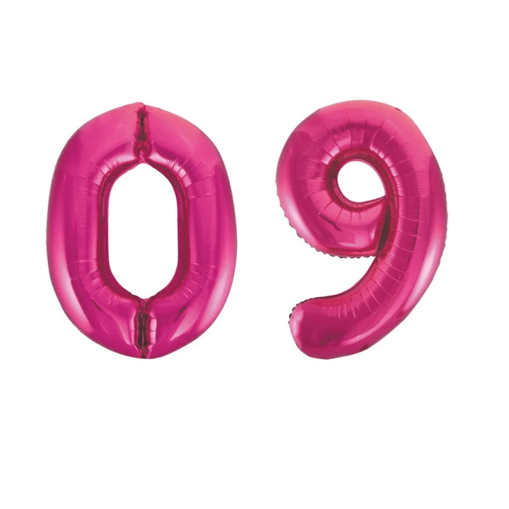 34 inch Helium Foil Number Balloons - collection only