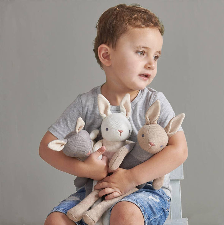 Cream Bunny Doll – Baby Threads Soft Toy for Newborns (0+)