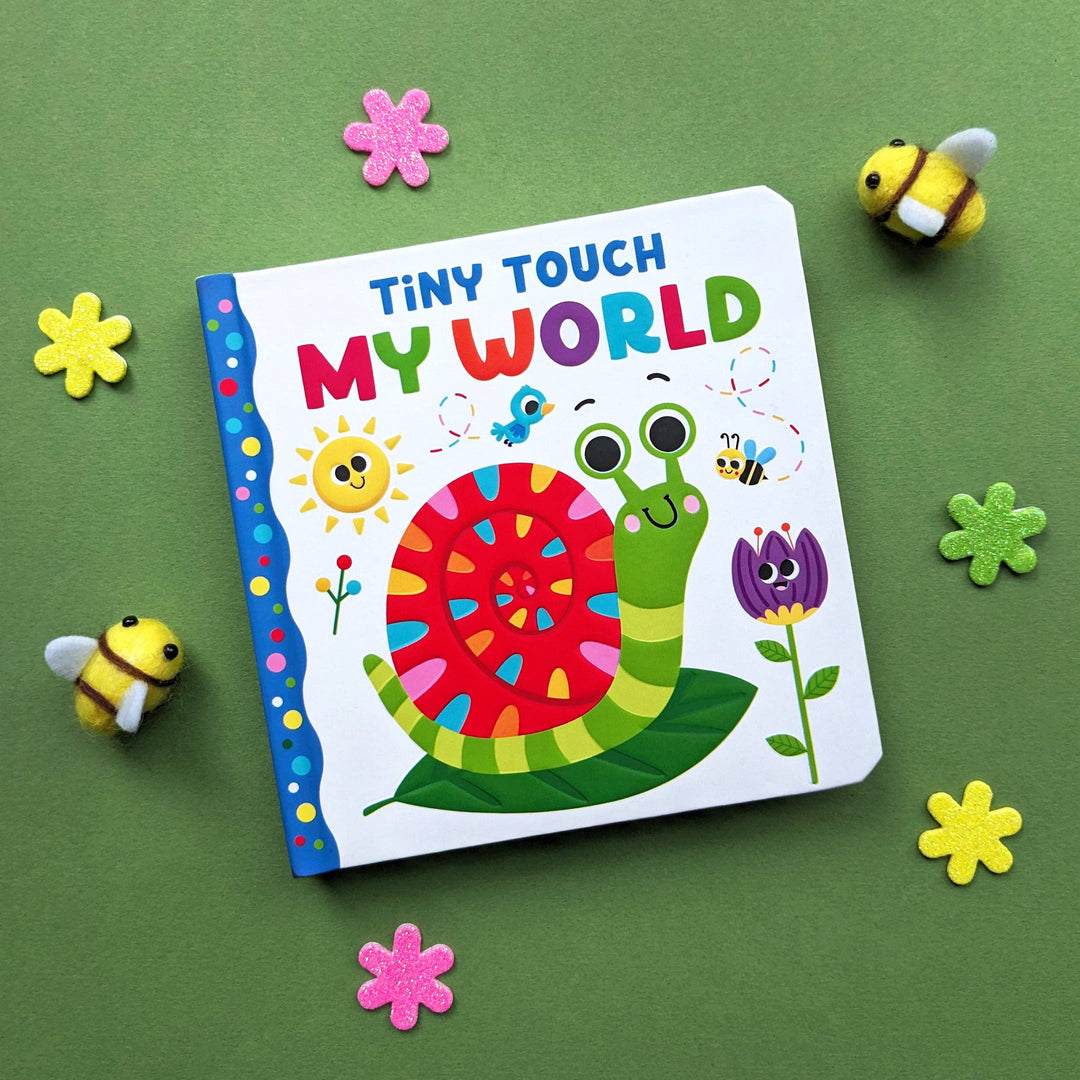 Tiny Touch My World: Bright and Textured Baby Board Book for Ages 0-2 – Interactive Touch-and-Feel Book with Colourful Characters