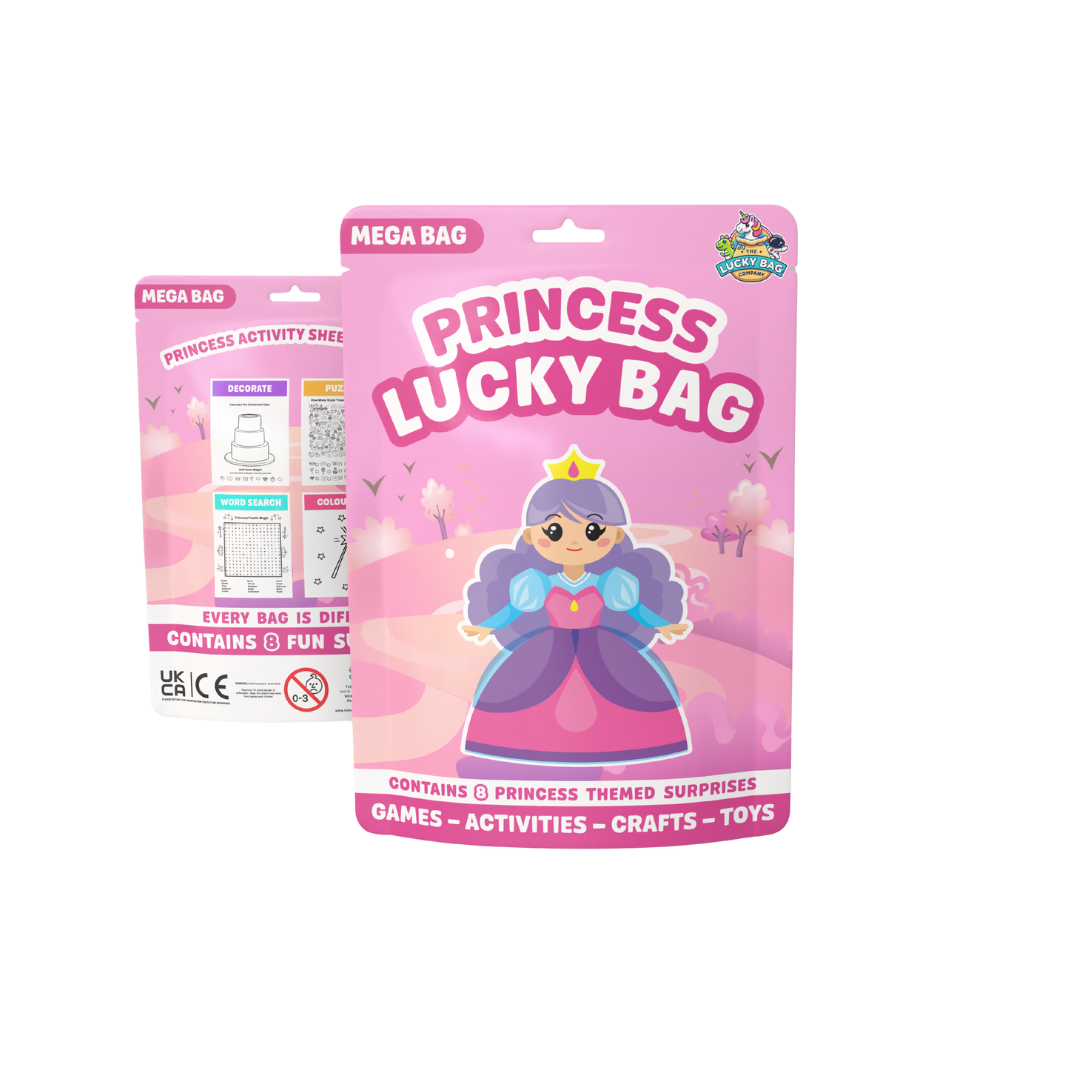 Assorted Mega Party Bag Favours - Princess contents