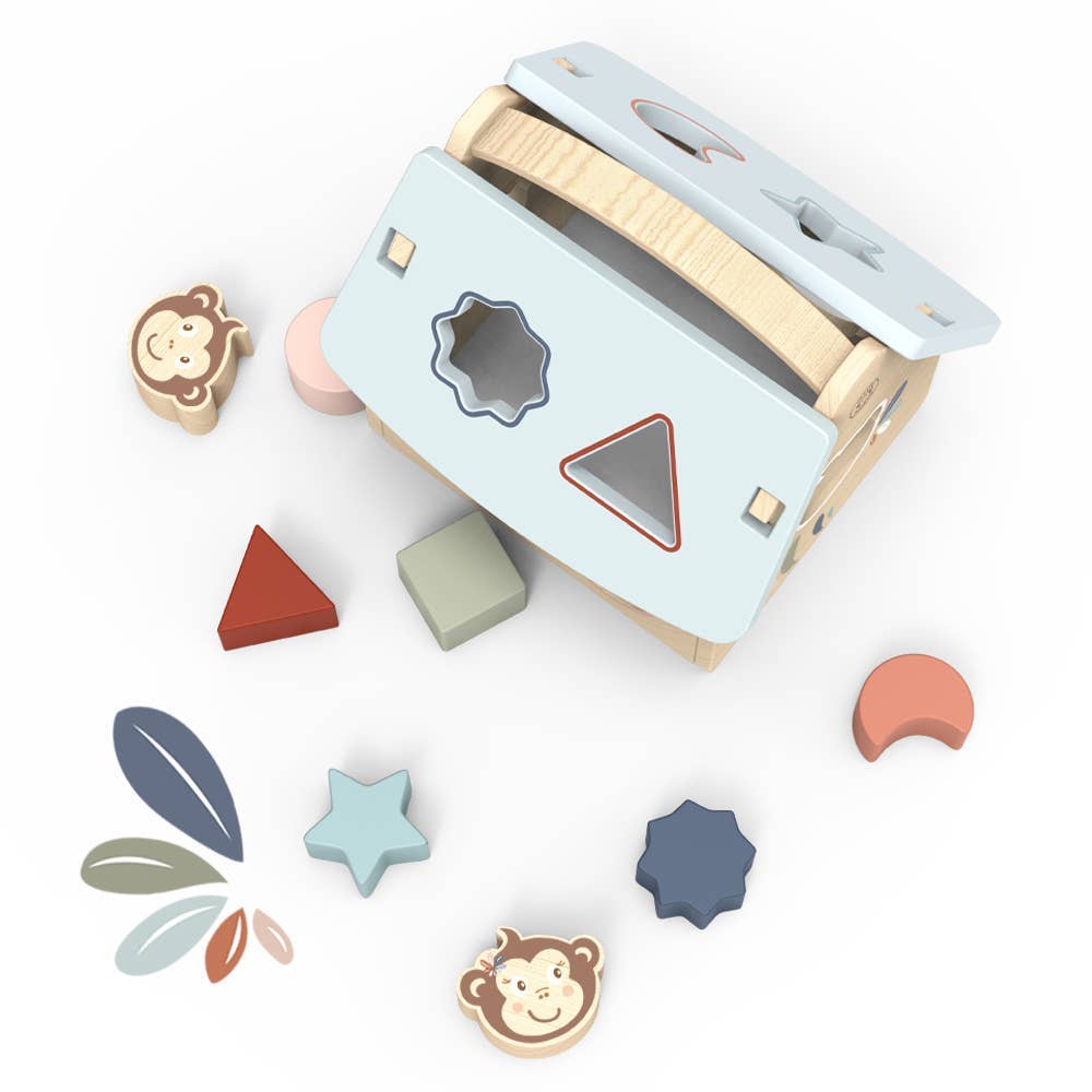 House Shape Sorter with 8 Blocks