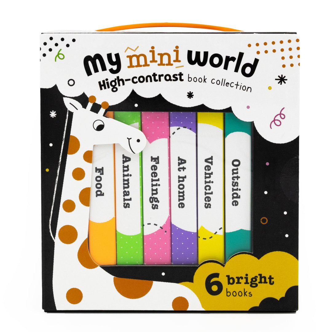 My Mini World box set of 6 high-contrast board books, full set