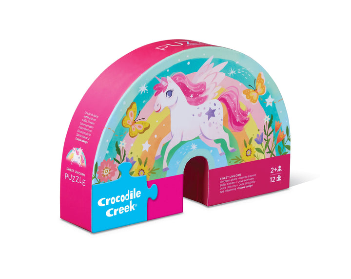 Crocodile Creek Sweet Unicorn 12-piece mini puzzle - image 1