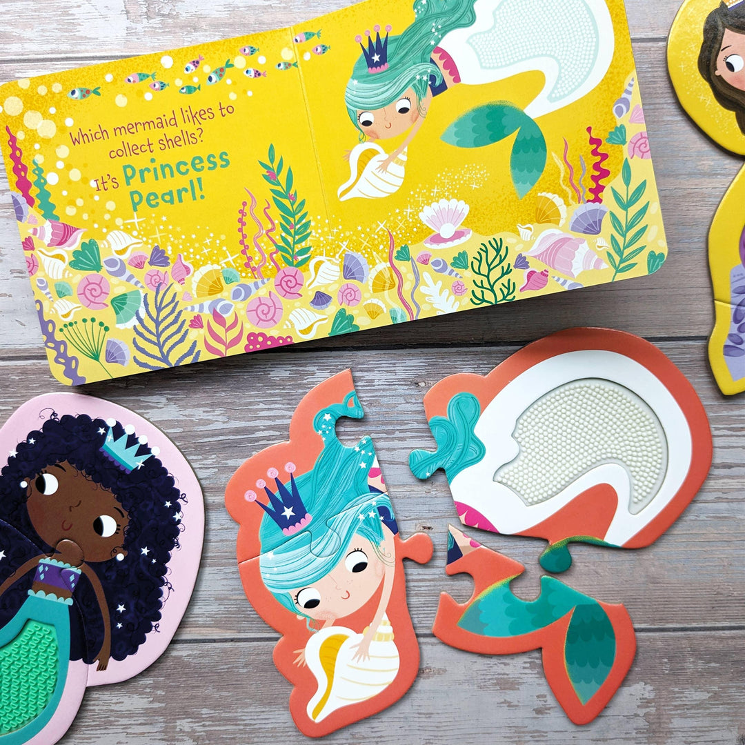 Touch & Feel Mermaid Puzzle – Sensory Jigsaw for Kids