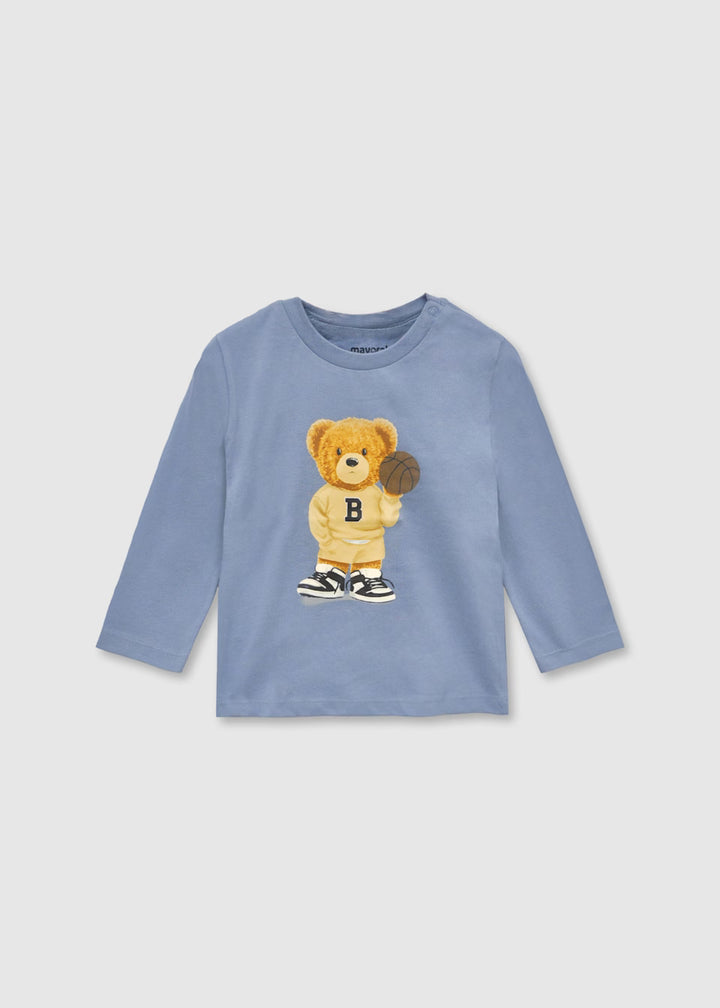 Mayoral blue bear T-shirt 2058