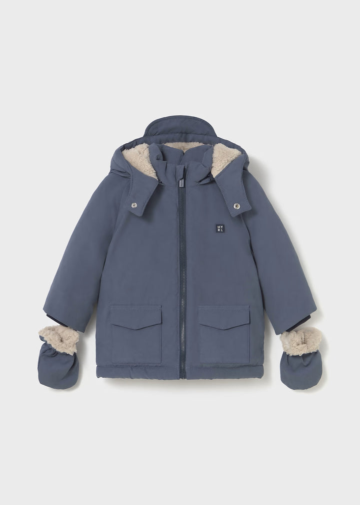 Mayoral Coat with mittens 2421