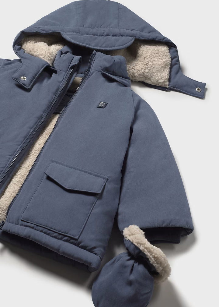 Mayoral Coat with mittens 2421