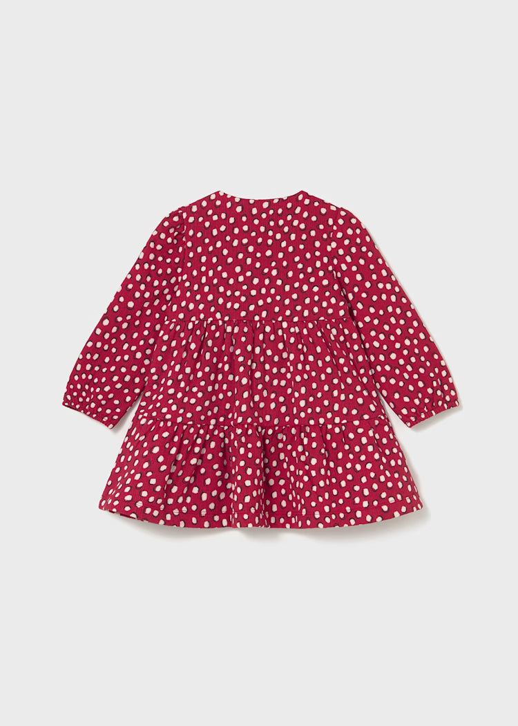 Mayoral Girls Red Leopard Print Dress 2915