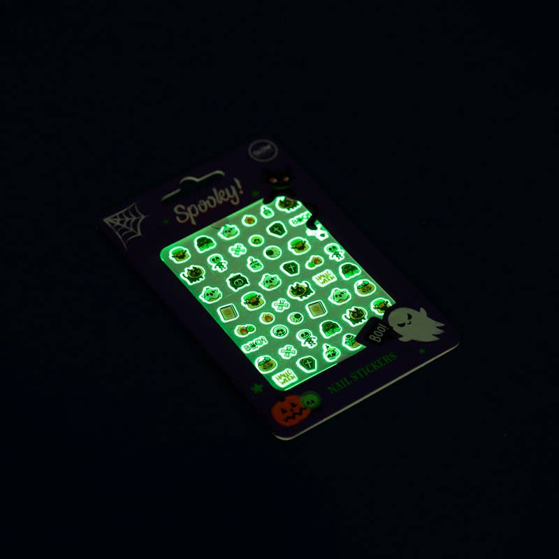Spooky Halloween Self Adhesive Nail Stickers