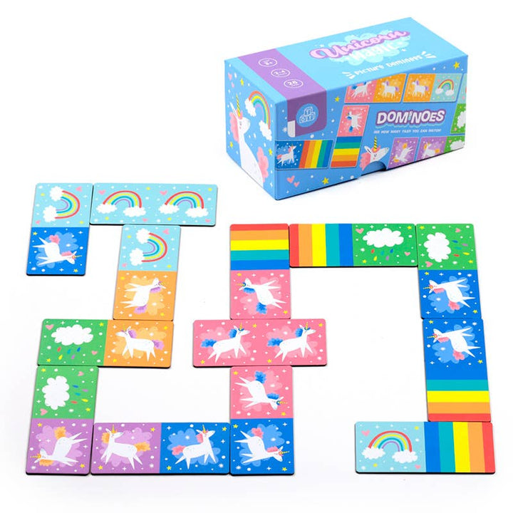 Unicorn Dominoes Set – Magical Game for Kids