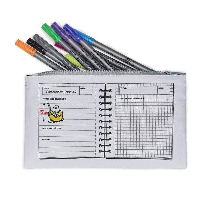 Dinosaur Colouring Washable Pencil Case