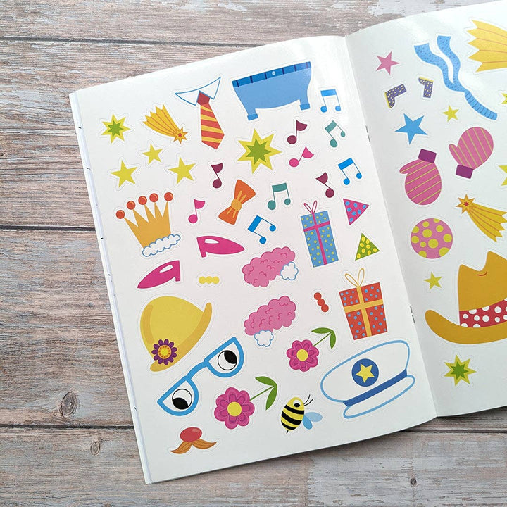 Dress Me Up Aliens book - completed activity page