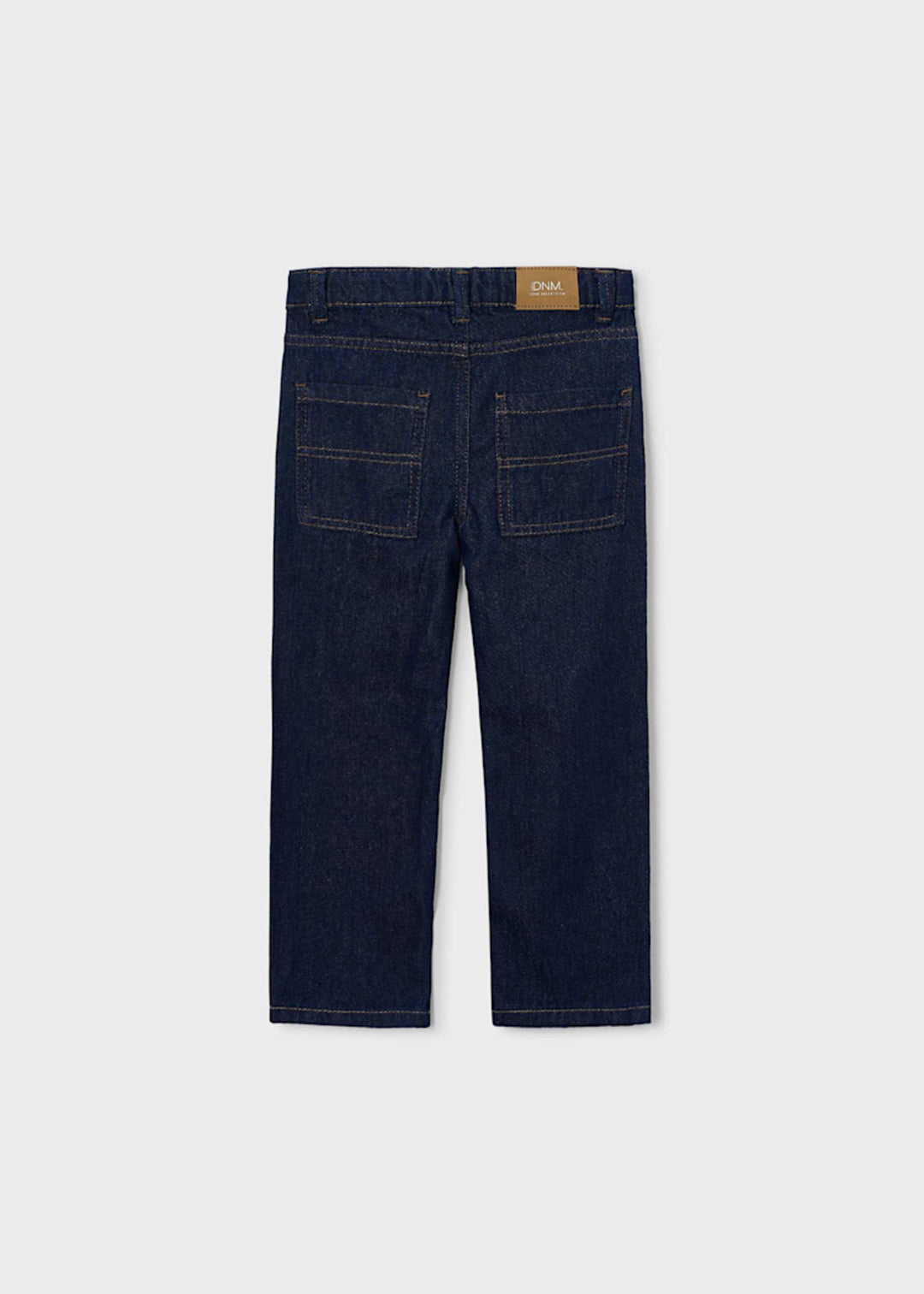 Mayoral boys wide-leg denim jeans in dark indigo, alternate view
