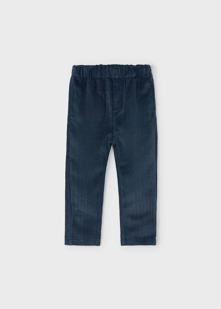 Blue corduroy joggers 4568