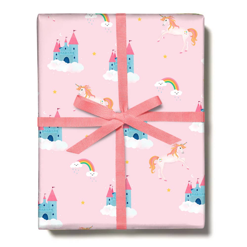 Unicorns and Castles Gift Wrap