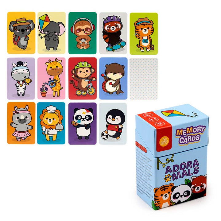 Adoramals Wild Kids Memory Card Set