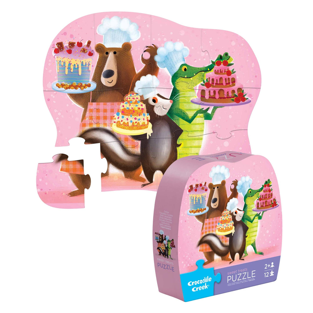 Crocodile Creek 12 Piece Puzzle Sweet Treats