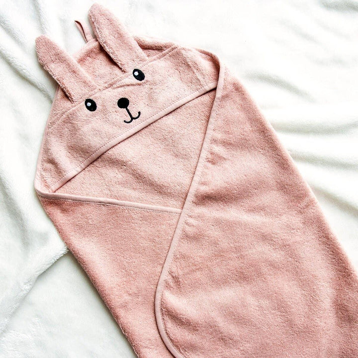 Bunny Hooded Towel – Soft Cotton Baby Bath Wrap