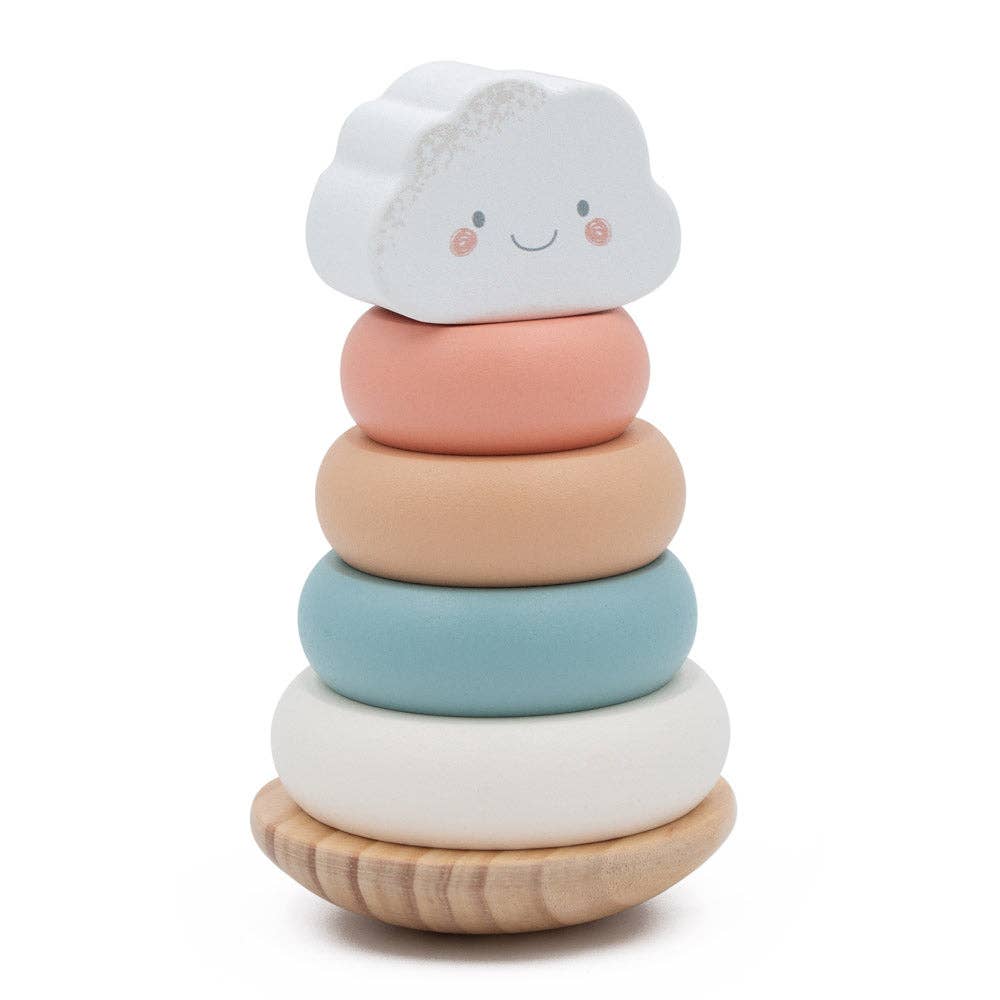 Cloud Wobbly Stacking Tower