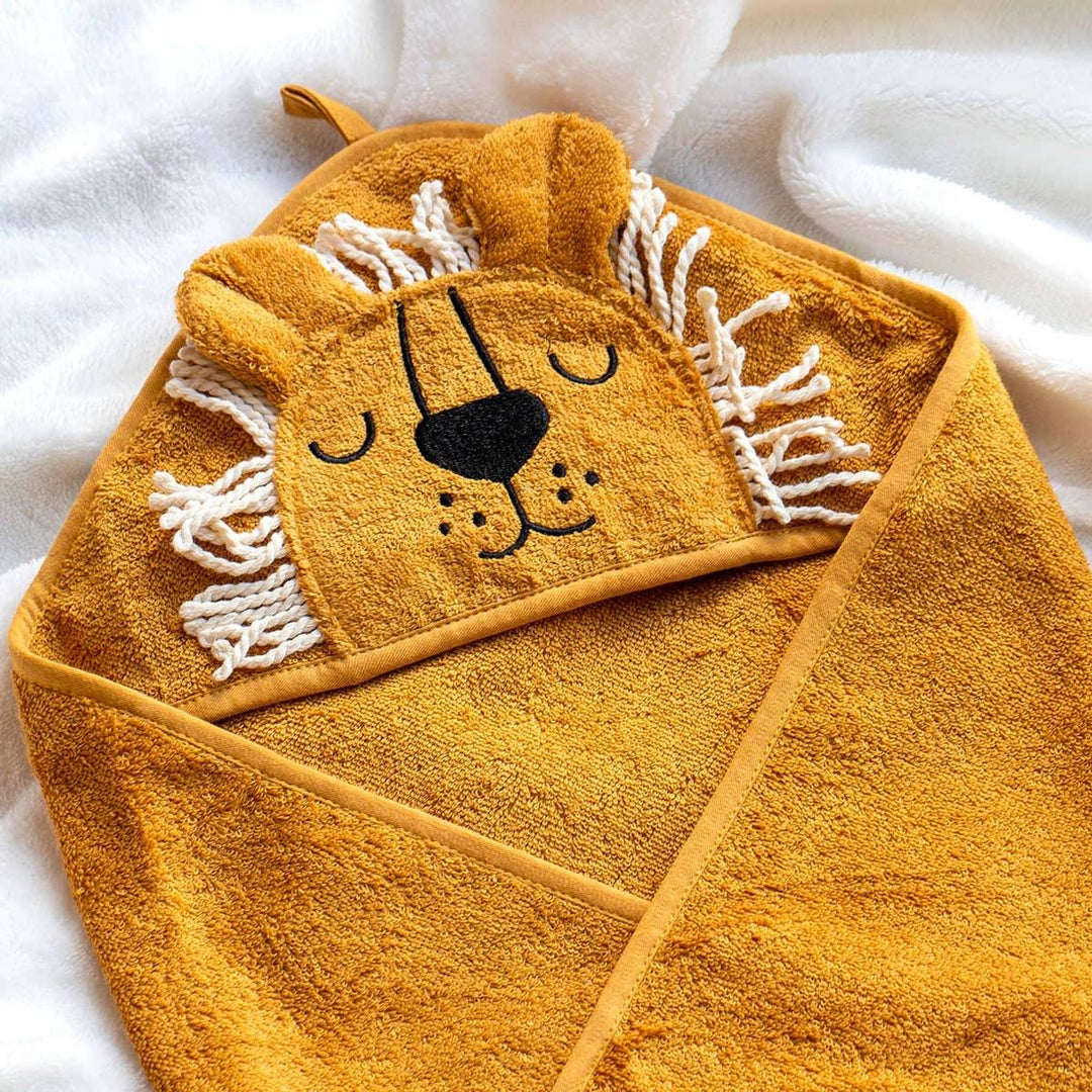 Lion Hooded Towel – 100% Cotton Baby Bath Towel