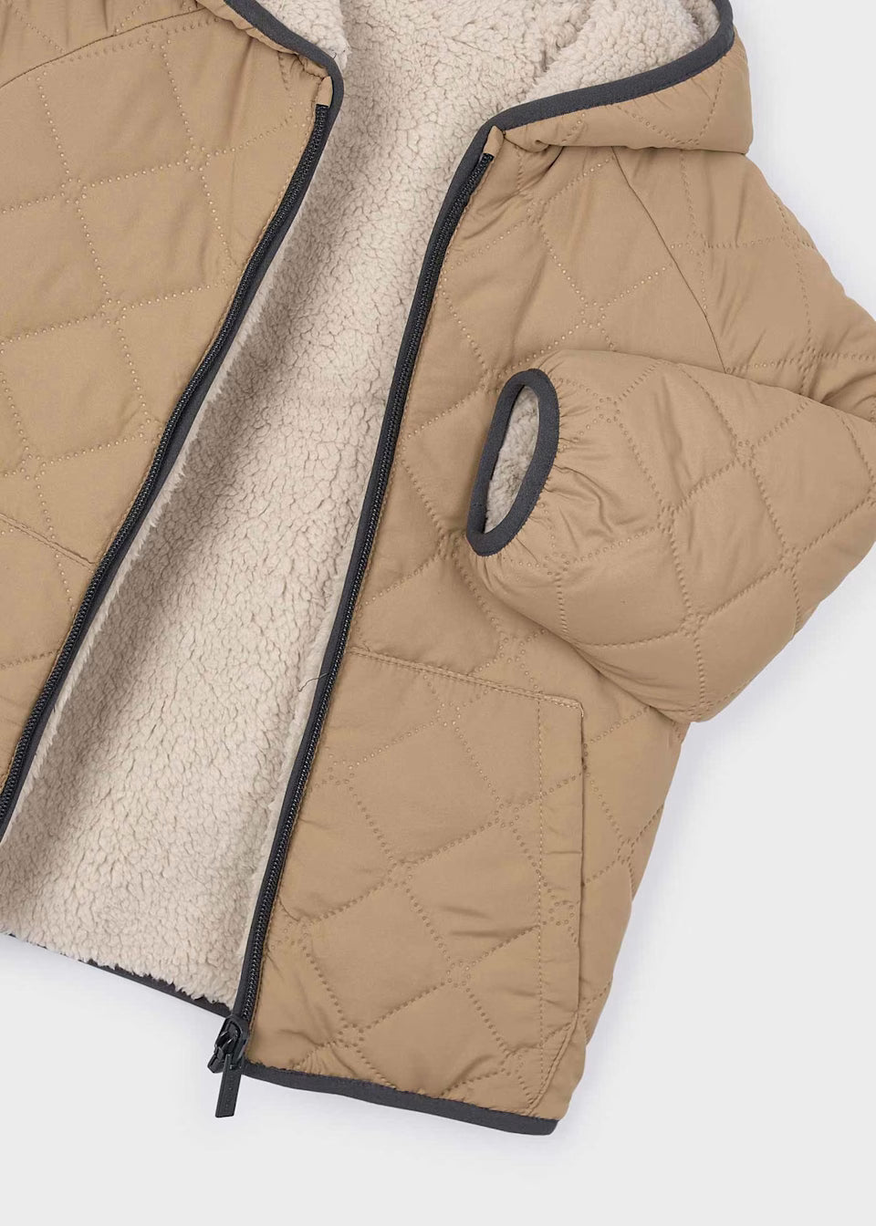 Mayoral Children's unisex reversible sheepskin coat 4421