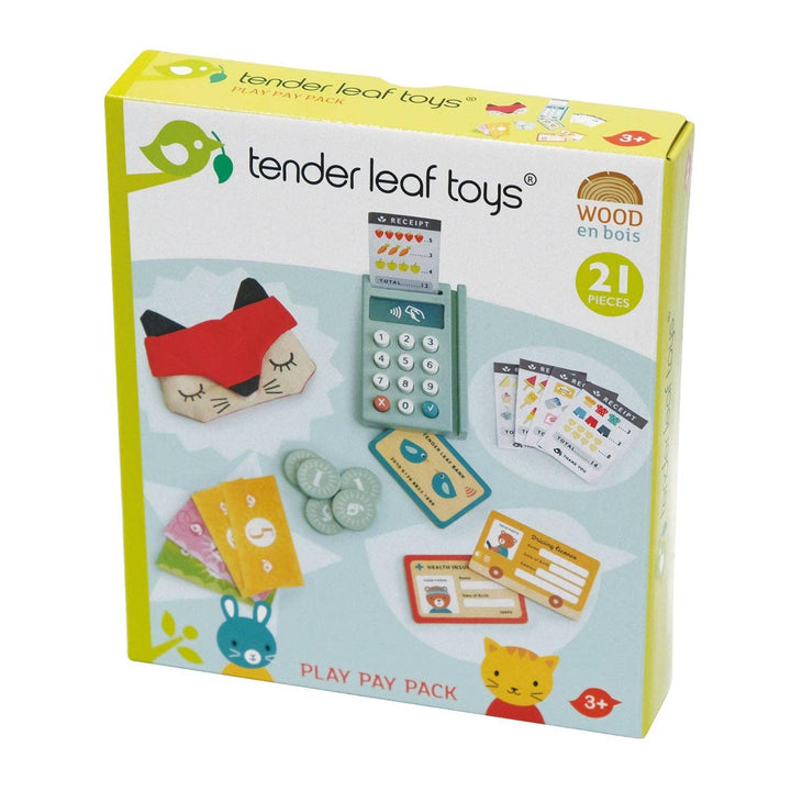 Pretend Play Set – Kids’ Play Pay Pack with Notes & Coins
