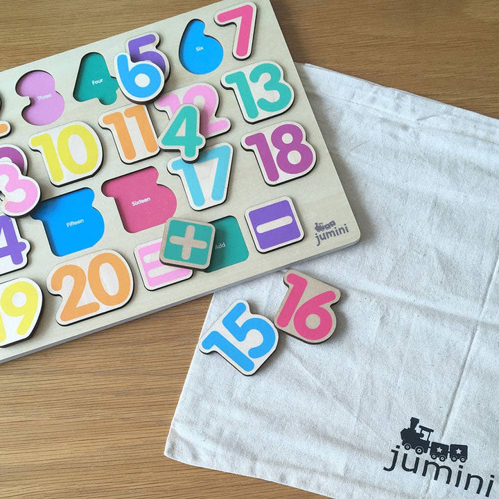 Wooden Number Puzzle