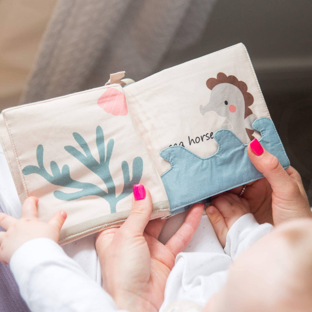 Baby And Toddlers Under the Ocean Cotton Fabric Sensory Book