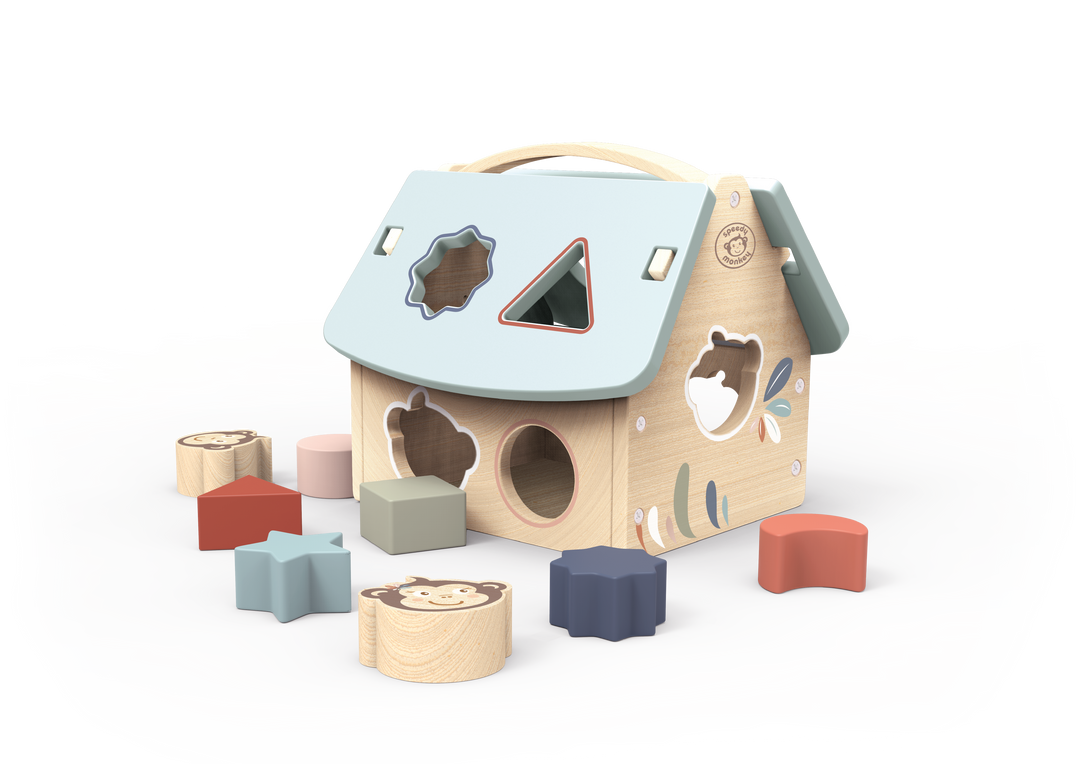House Shape Sorter with 8 Blocks