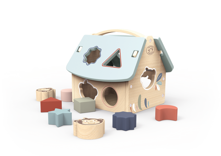 House Shape Sorter with 8 Blocks