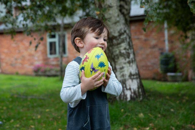 Crocodile Creek Soft Football / Rugby Style Ball Dinosaur