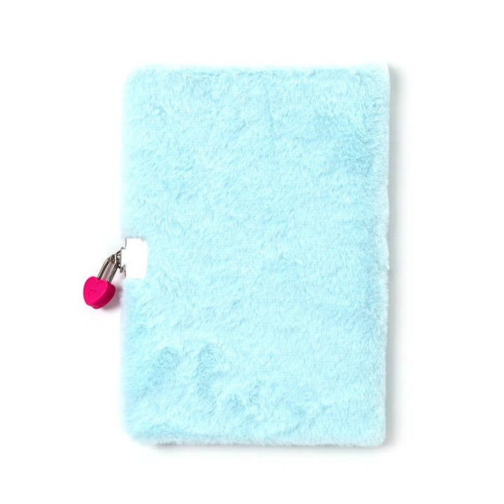 Unicorn Magic Plush Lockable Notebook with Padlock & Key