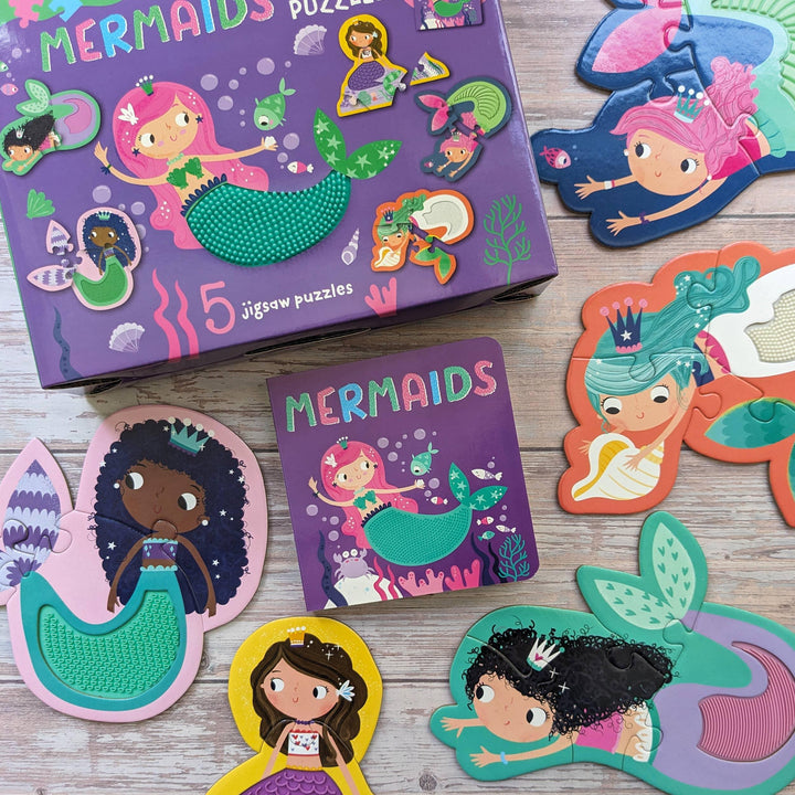 Touch & Feel Mermaid Puzzle – Sensory Jigsaw for Kids