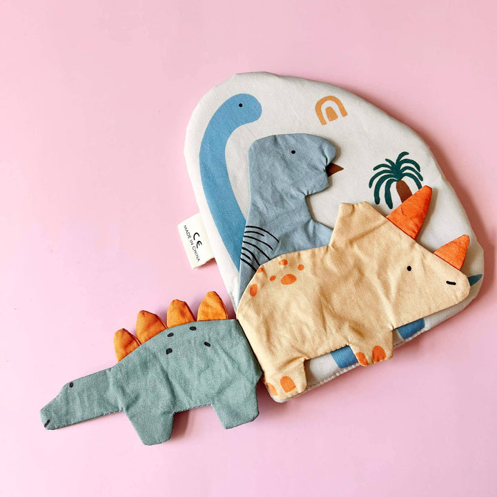 Baby And Toddlers Cotton Fabric Dinosaur Soft Book