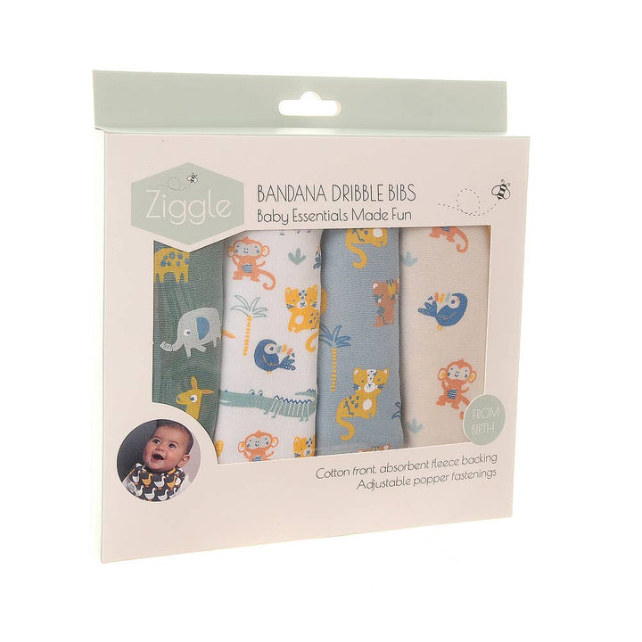 Savanna Animals Bib Set