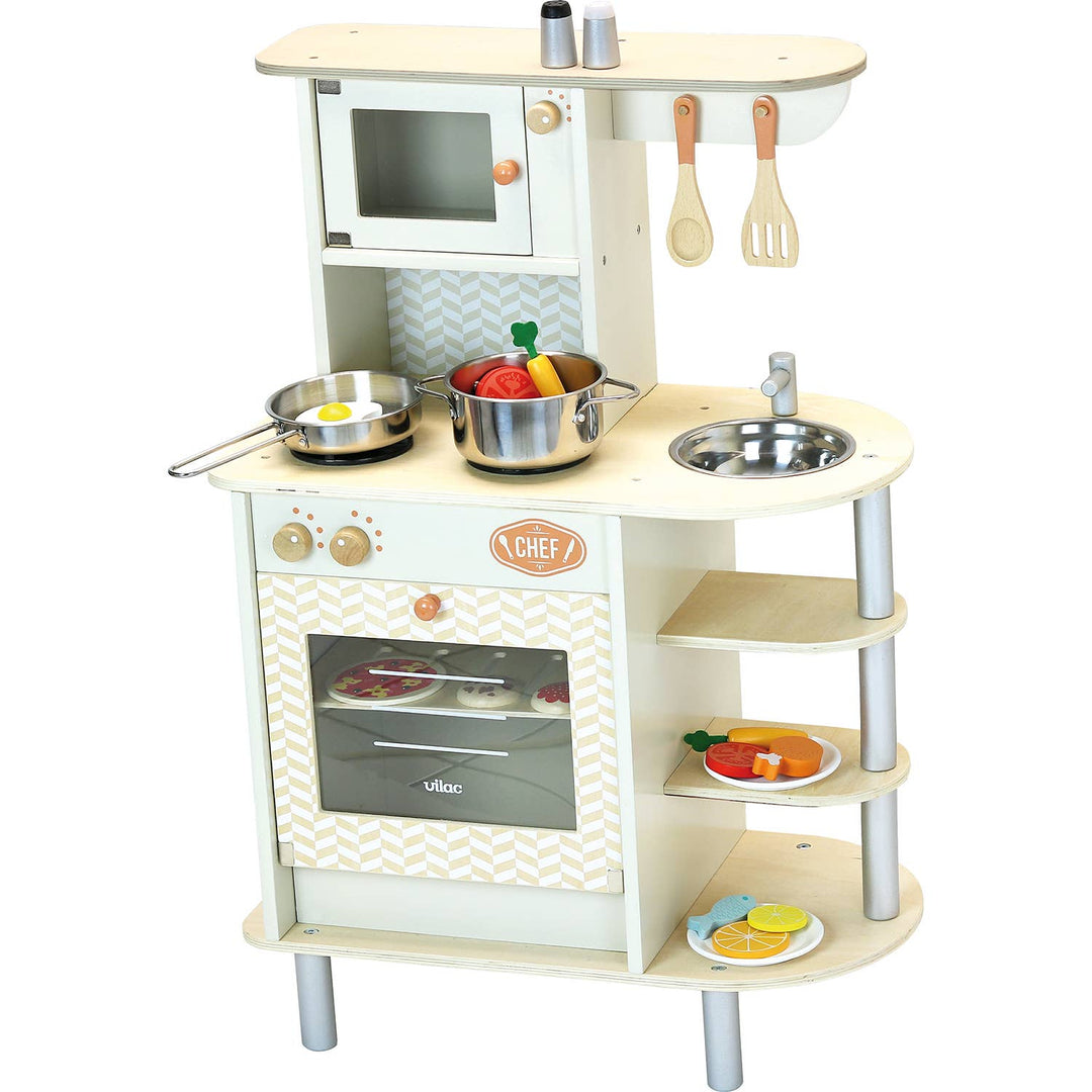 Vilac Kitchen – Wooden Pretend Play Kitchen